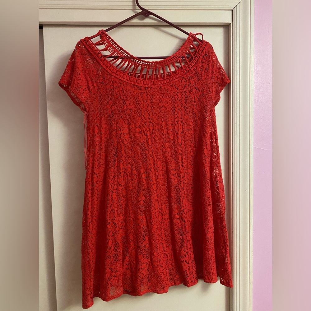 Free People Coral Dress